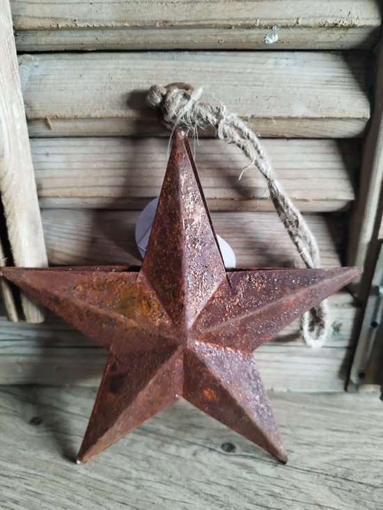 Metalen ster 18 cm