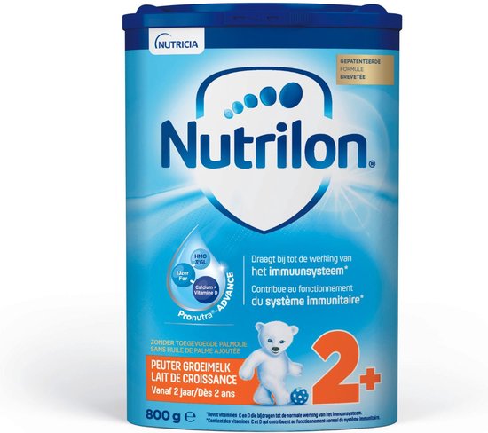 Nutrilon 2+ - Peuter Groeimelk Kinderen Vanaf 2 jaar - Babymelk in Poeder voor Flesvoeding - 3 x 800g van Nutrilon — afbeelding 2