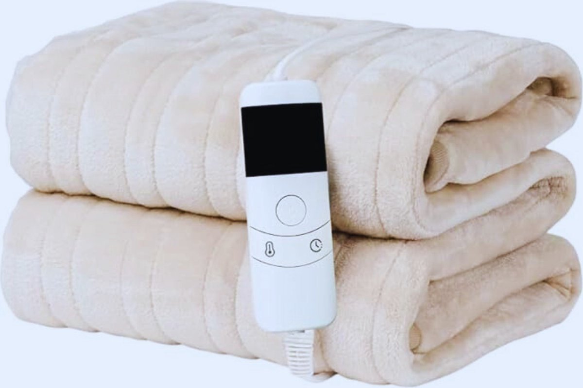 Elektrische Verwarmde Gooi Deken - Grote Fleece Deken Voor Warmte Therapie En Pijnverlichting