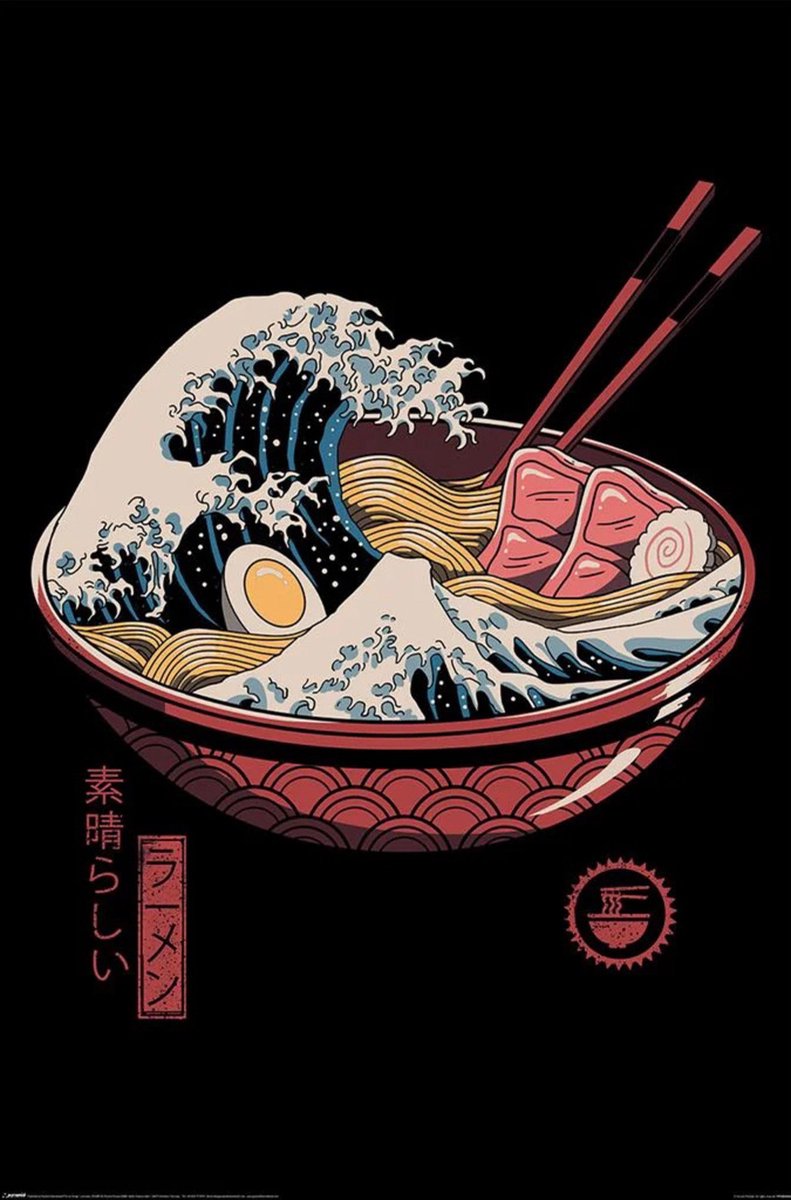 Pyramid Poster Vincent Trinidad - Great Ramen Wave 61x91,5cm Divers