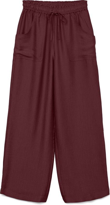 Foto: Vero moda broek vmtoma hw straight pants wvn 10329454 syrah dames maat m