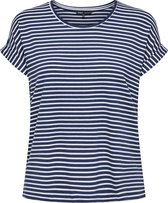 ONLY - ONLMOSTER STRIPE S/S O-NECK TOP JRS NOOS - Dames - T-shirts