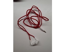 merkloos Oordoppen met draad en microfoon - voor Muziek - Wit - 3.5mm