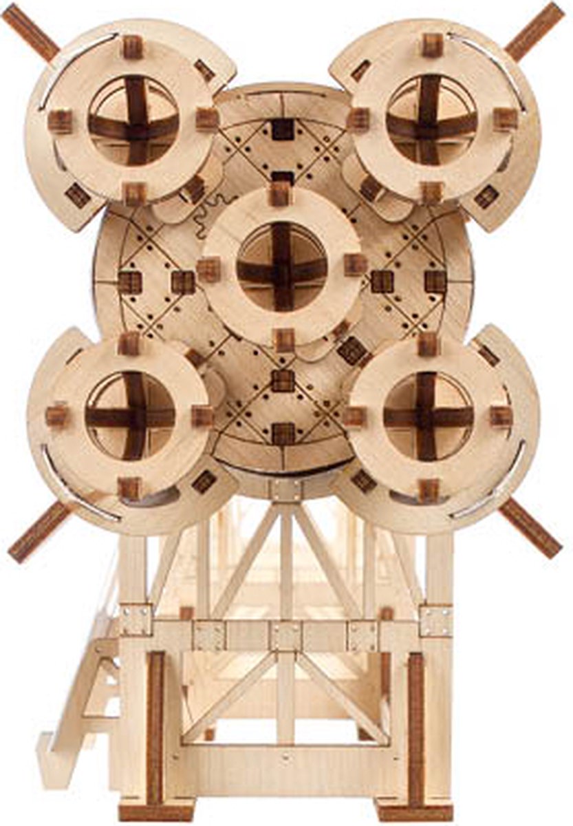 UGEARS 3D Modelbouw - Nasa Saturn V - Mechanisch Bouwpakket Hout - Educatief Speelgoed — afbeelding 18