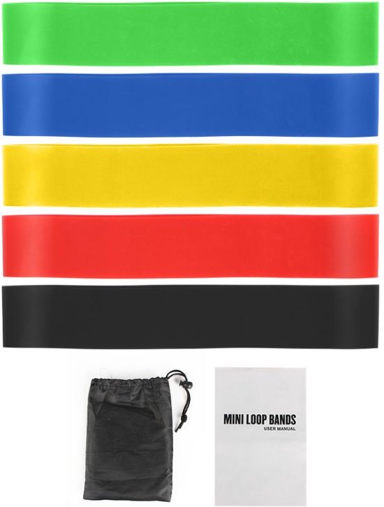 Pack of 2 Elastic Yoga Bands, Stretchy Fitness Belt, Latin Exercise Bands, Adjustable Exercise Band with Multiple Buckles, for Fitness, Dance, Gymnastics (Pink Yellow