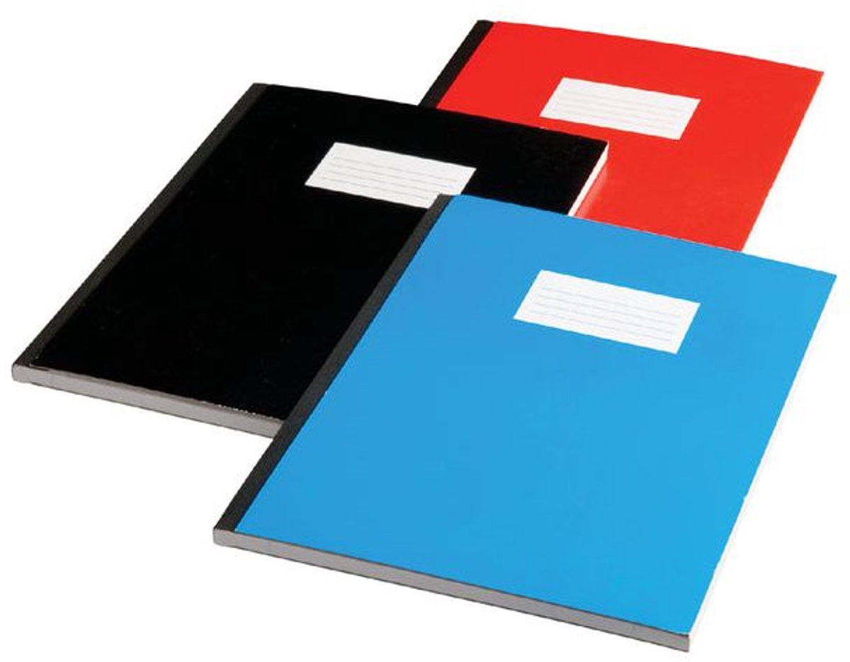 Schrift qbasic a5 harde kaft lijn 160blz ass | 10 stuks