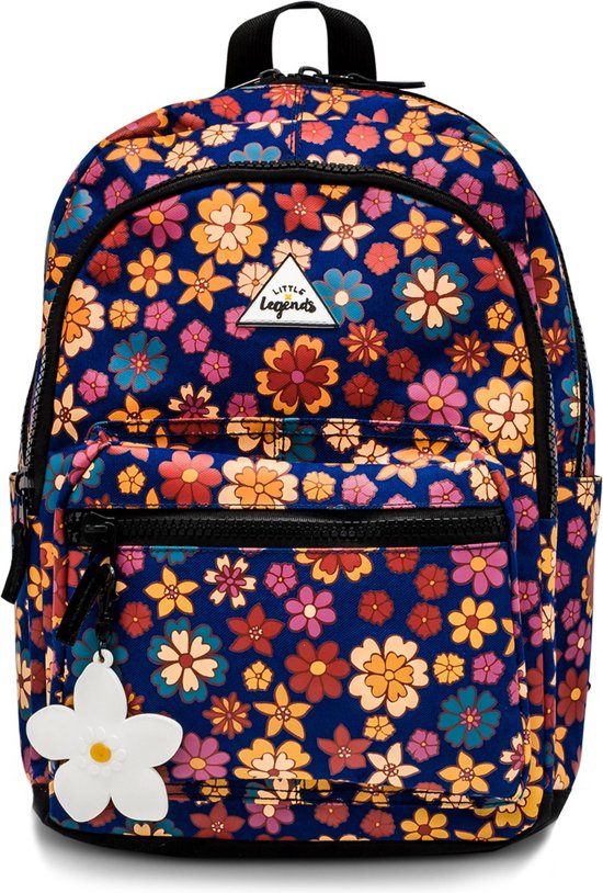 LITTLE LEGENDS BACKPACK L FLOWER POWER Kinder Rugzak / Schooltas kinderen rugtas school met print - Multi - One Size - (6097201727786)