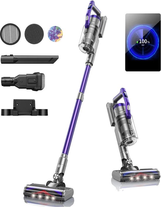 2 Filtres HEPA Aujun Pour Aspirateur Balai Sans Fil J10 - Compatible Modèle Spécifique