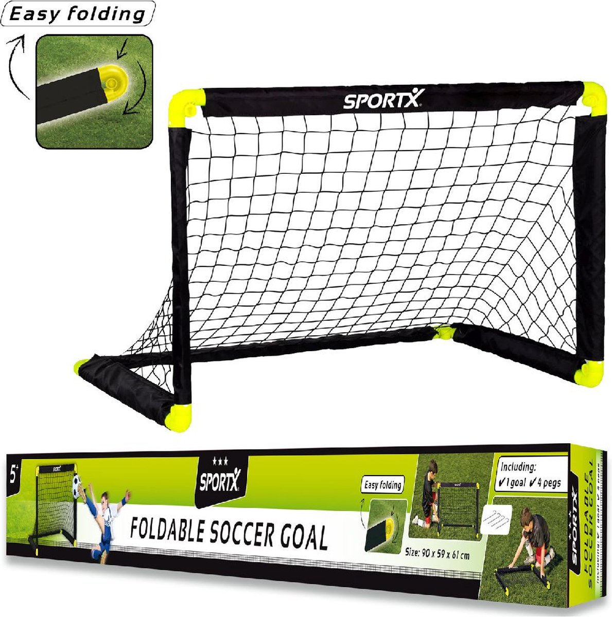 SportX Opvouwbaar voetbaldoel