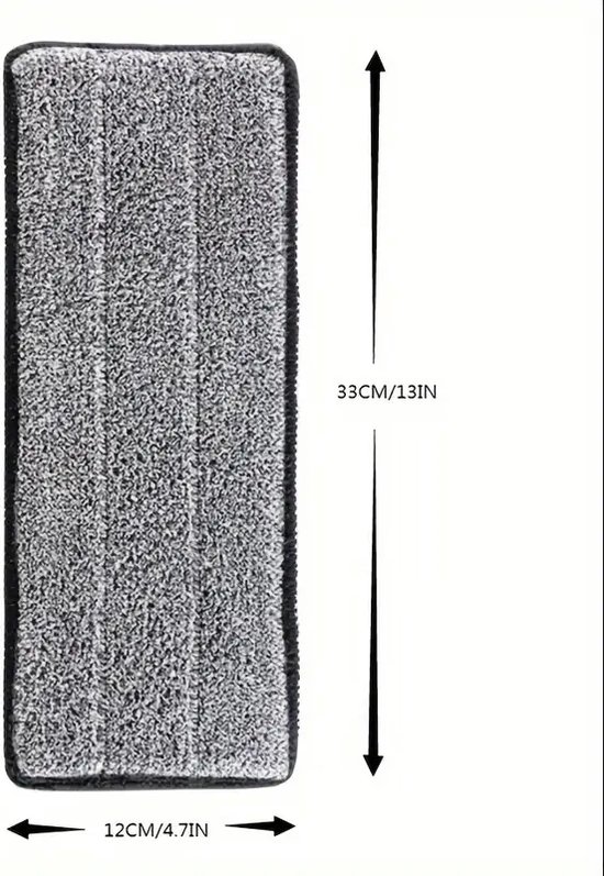 Tampon de vadrouille, tampons de nettoyage de vadrouille 6 pièces, tampon de remplacement en microfibre, tampons de vadrouille lavables réutilisables, housse de rechange pour vadrouille