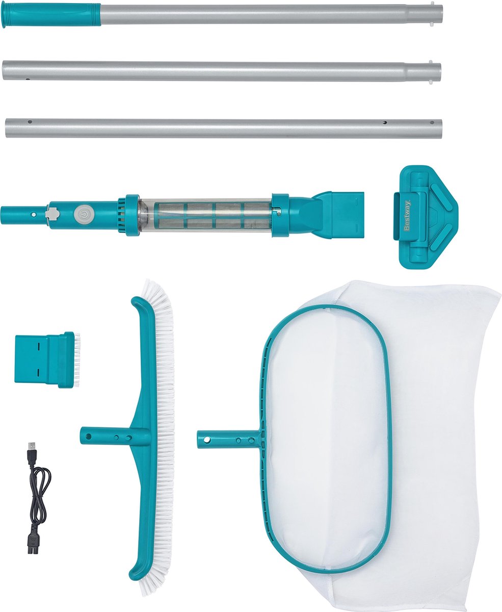 Bestway AquaSurge kit d'entretien avec aspirateur et skimmer