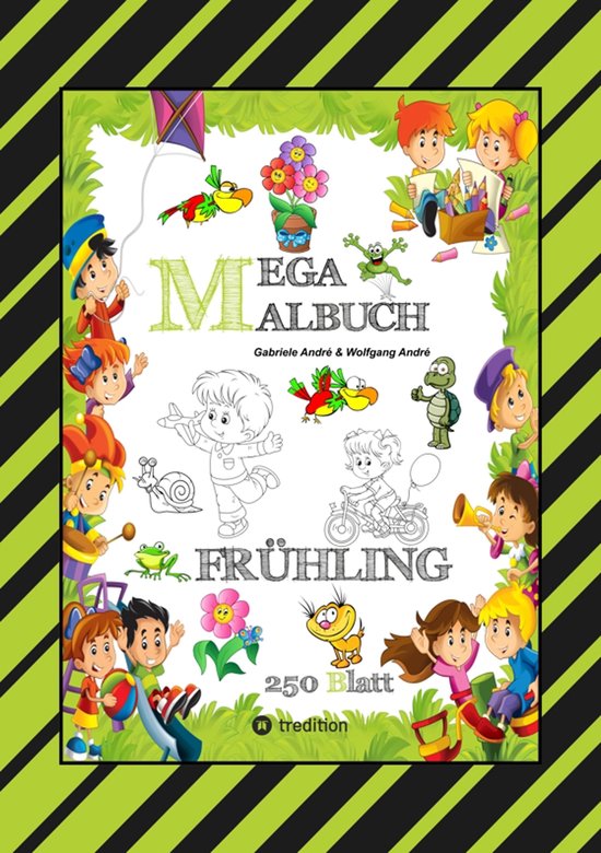 MEGA MALBUCH 22 - MEGA MALBUCH - ENTDECKE DEN FRÜHLING - LU ... - cover