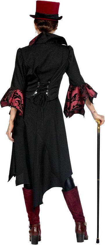 Wilbers & Wilbers - Costume Vampire & Dracula - Comtesse Van Gravensteijn Femme - Zwart - Taille 38 - Halloween - Déguisements