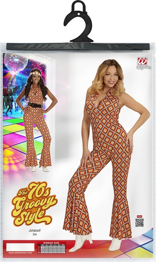 Groovy retro jaren 70 pak voor vrouwen Verkleedkleding bol