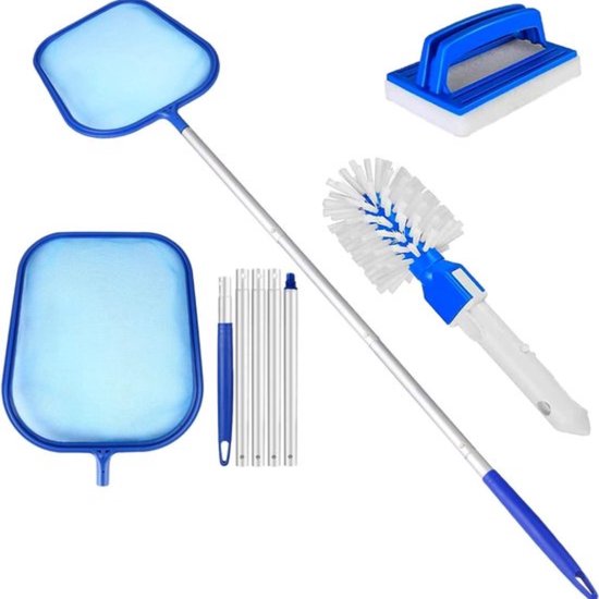 Zwembad reiniging set incl. schaar, staaf, thermometer, Venturi stofzuiger en drijvende doseerder kopen