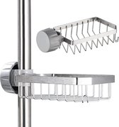 1 pièce - porte-savon de douche - porte-savon de douche en acier inoxydable - porte-savon de douche - porte-savon de douche, sans perçage, pour barres de 20-32 mm