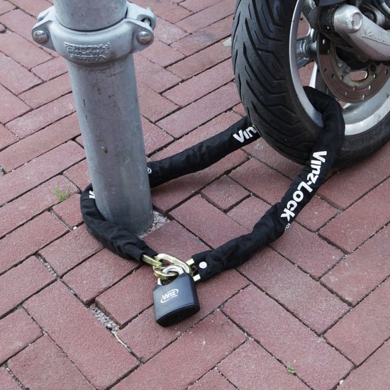 VINZ Toubkal Kettingslot ø10 mm 120 cm / Motorslot / Scooterslot / Fietsslot van VINZ — afbeelding 2