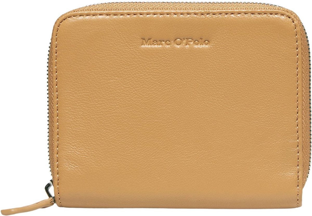 Marc O'Polo Portemonnee Ellis Zip Wallet True Camel Lichtbruin