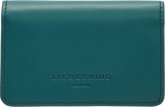 LIEBESKIND BERLIN Cuir Porte-monnaie Paper Bag Carter Cardie Wallet Petrol Bleu pétrole