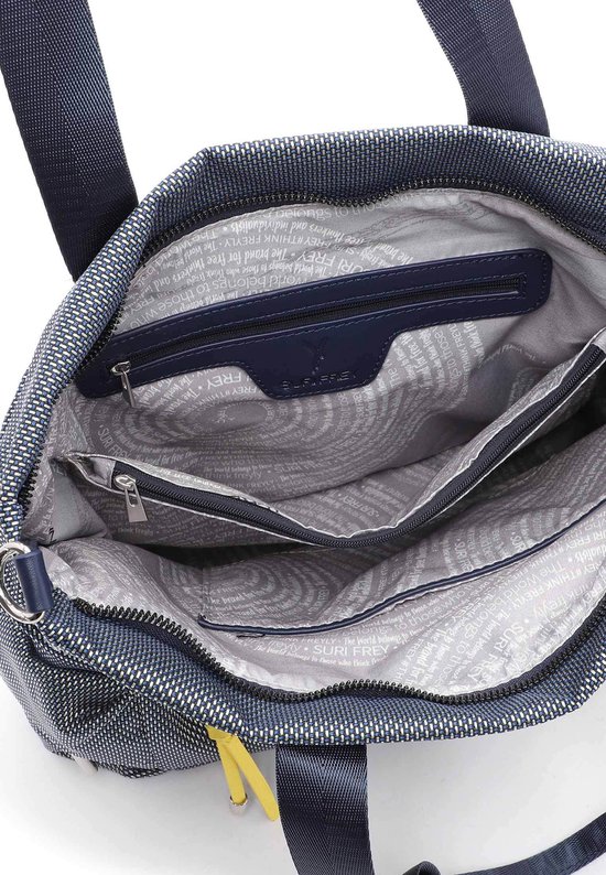 SURI FREY Sac shopper Sac à épaule Suri Sports Marry Cityshopper Blue Bleu Blanc
