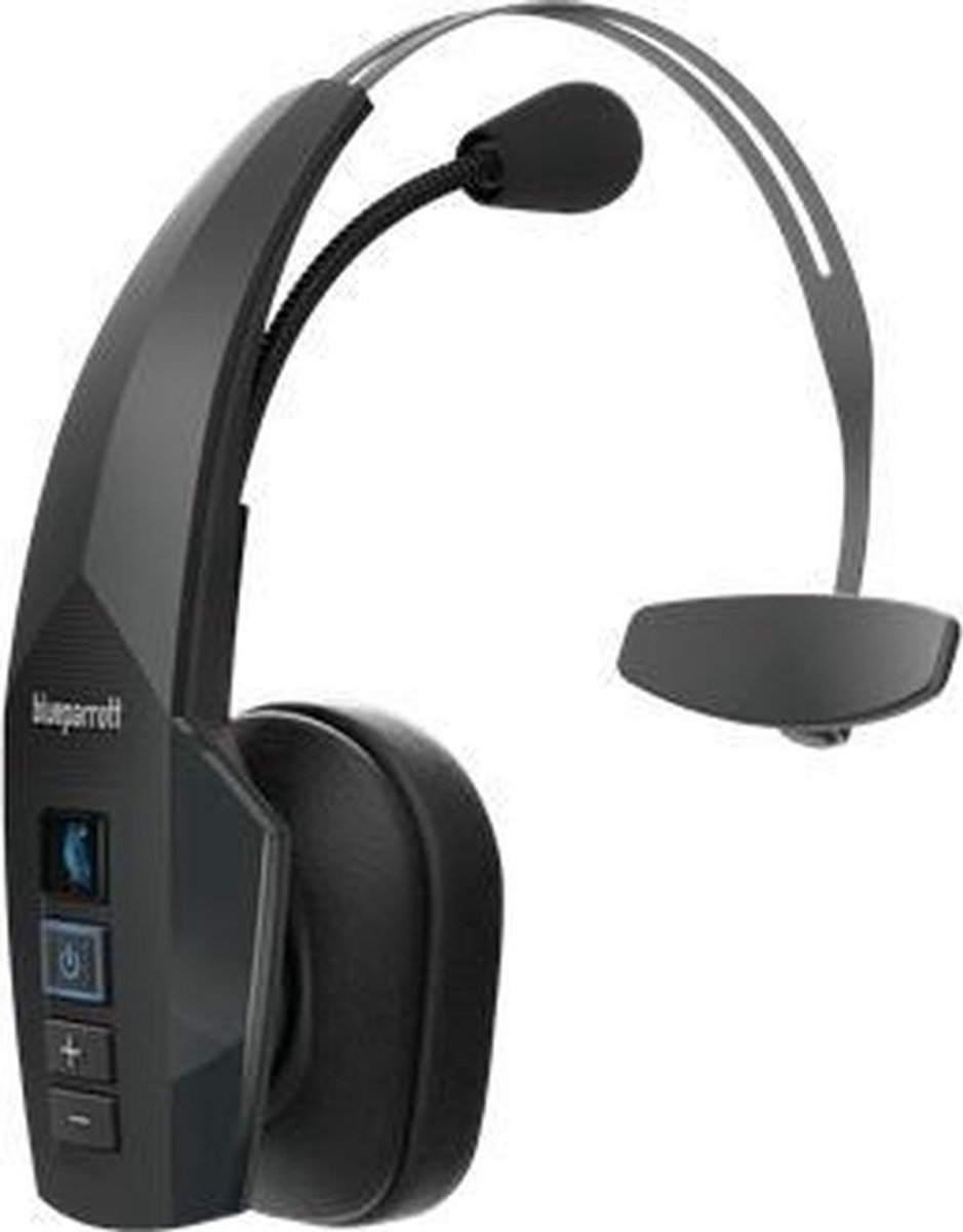 BlueParrott B350-XT Headset Bedraad Hoofdband Kantoor/callcenter Micro-USB Bluetooth Zwart