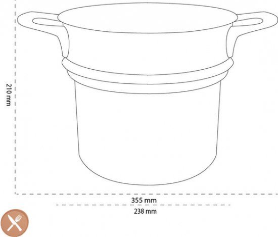 Demeyere Atlantis Pasta insert - Ø24 cm