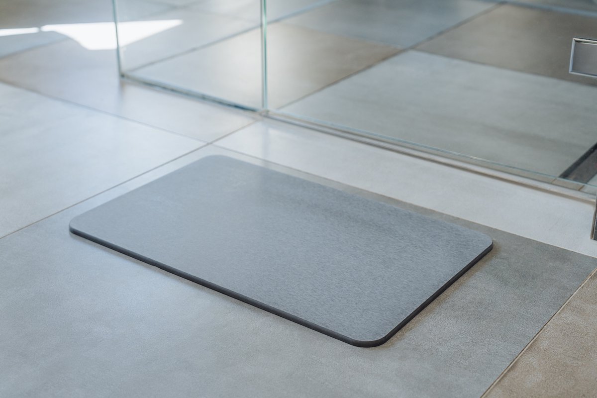 Oprolbare Diatomiet Badmat 60×40 cm - Sneldrogend & Antislip