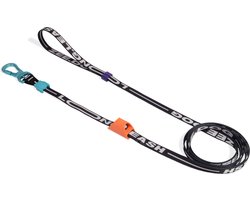 Zee.Dog Lange Looplijn Primo - Hondenriem - Zwart 175-300 Cm
