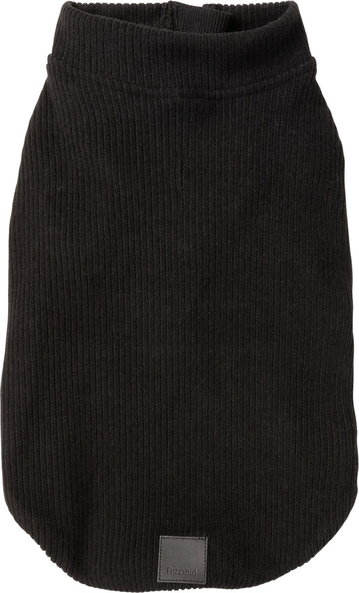 Fuzzyard Hondensweater Cambridge - Hondenkleding - Zwart Size 7