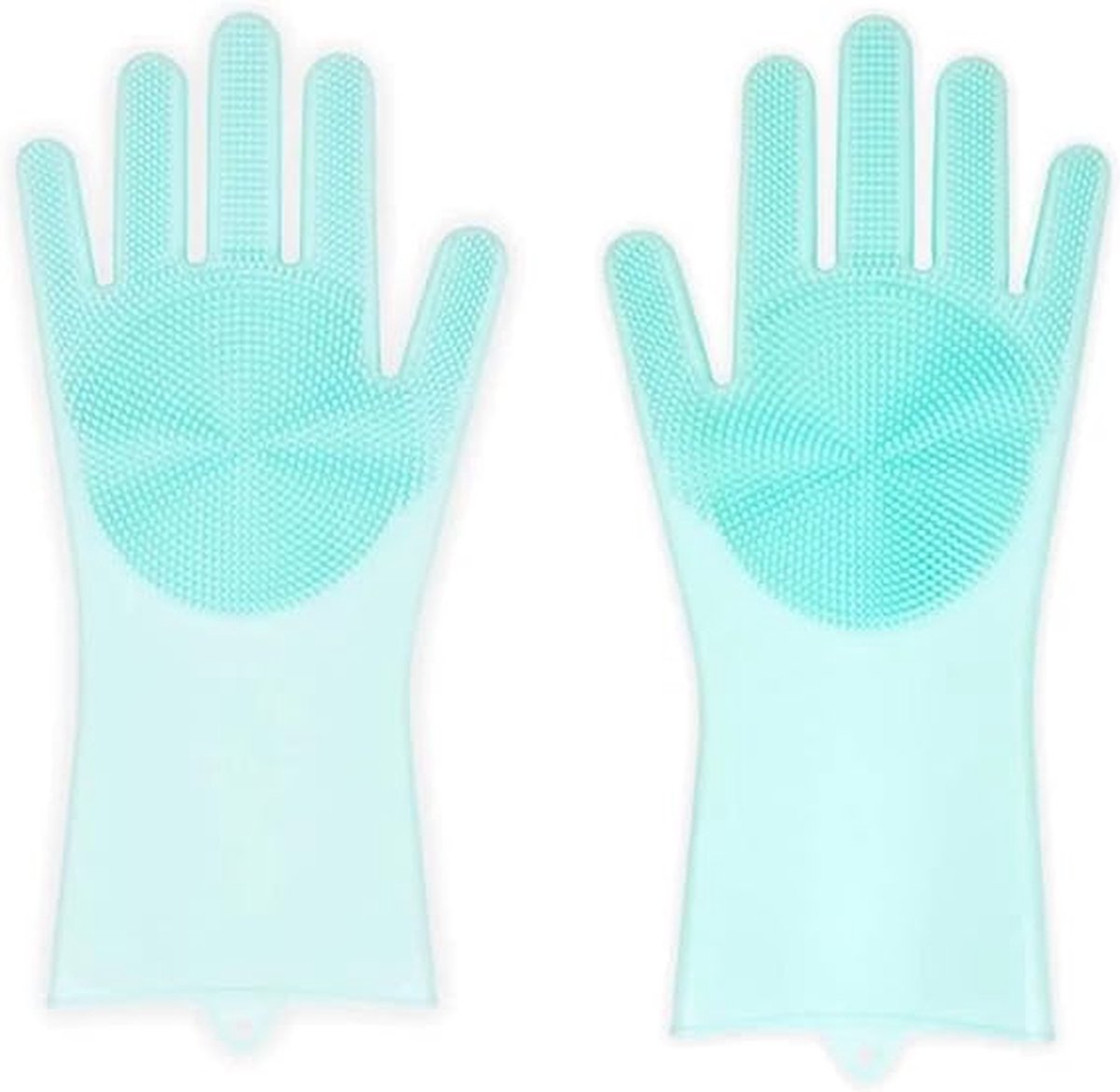 Goedkoopste 1 paar schoonmaakhandschoenen - afwashandschoenen - multifunctionele schoonmaakhandschoenen - voor de keuken Siliconen scrubhandschoenen Zacht onberispelijke reiniging Dierenverzorging Wasbaar Herbruikbaar Antislip Hittebestendig - Groen