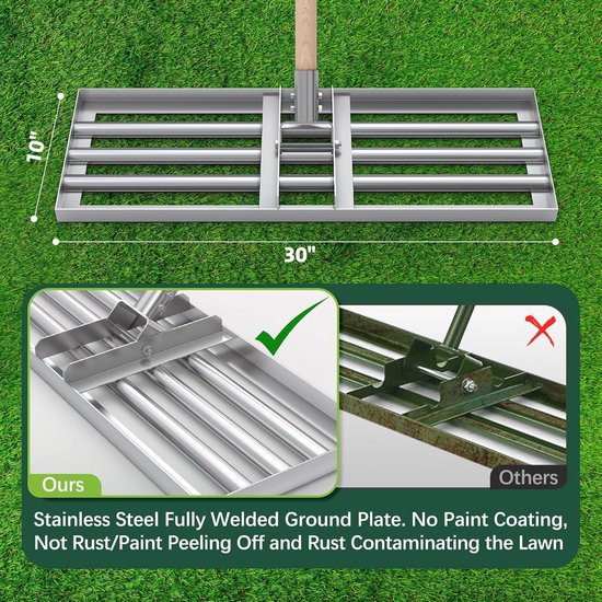 Gazonnivelleringshark 76 cm - Bodemniveller voor tuin en gras — afbeelding 3