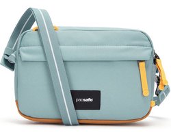 Pacsafe GO Crossbody - 2.5 L - RFID-blokkerend - Anti-diefstal Tas - Waterafstotend - Geschikt voor 7-inch tablet - Beveiligde Tas - Festival Tas - Reistas - Schoudertas - Turn & Lock Security Hooks - Gerecycled Polyester - Fresh Mint Pacsafe GO Crossbody - 2.5 L - RFID-blokkerend - Anti-diefstal Tas - Waterafstotend - Geschikt voor 7-inch tablet - Beveiligde Tas - Festival Tas - Reistas - Schoudertas - Turn & Lock Security Hooks - Gerecycled Polyester - Fresh Mint