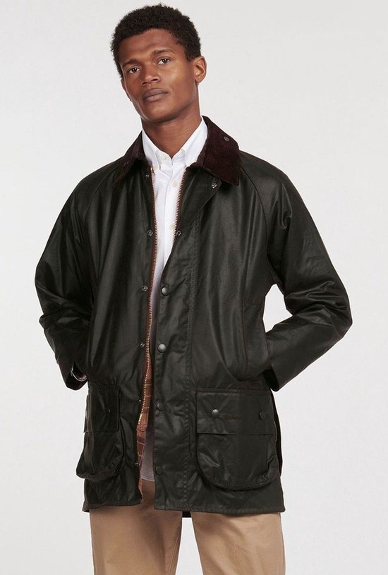 Barbour Beaufort Wax Jas Groen Maat 48 Heren Outdoor jas bol