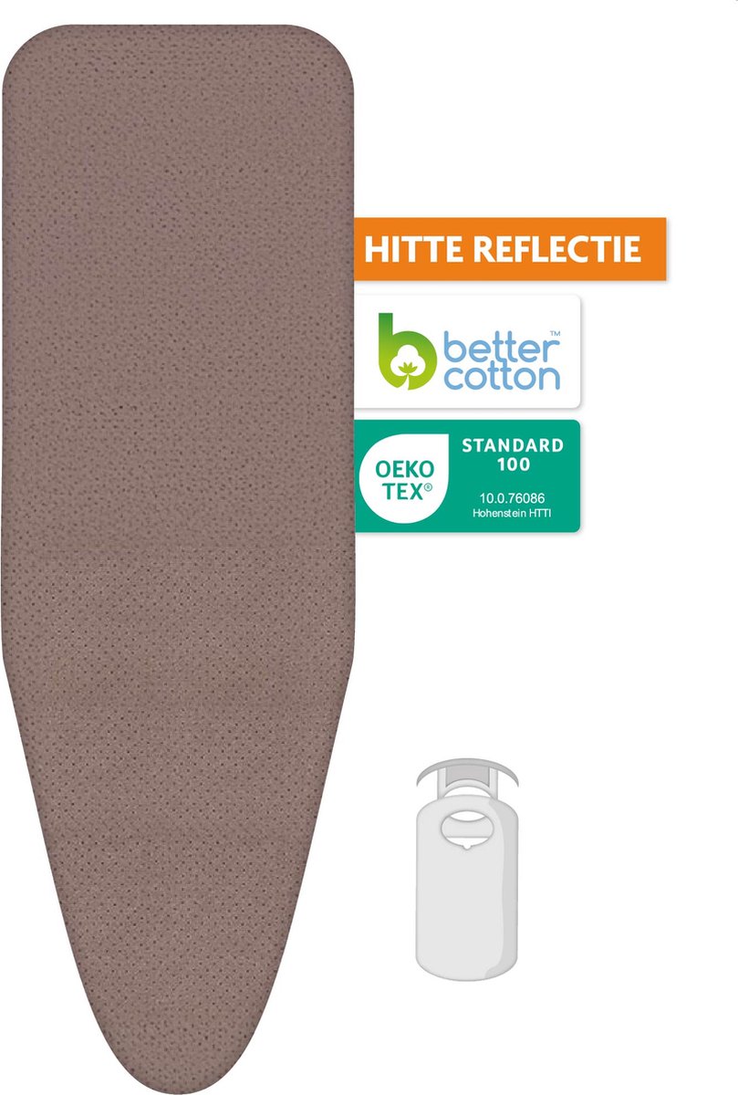 LaundrySpecialist Strijkplankhoes - Hitte reflecterend - Maat XL - Strijkplankovertrek - Strijkhoes - Stoomdoorlatend