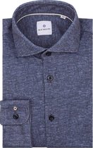 Blue Industry Overhemd Print Donkerblauw - Maat 38 - Heren - Overhemden Casual