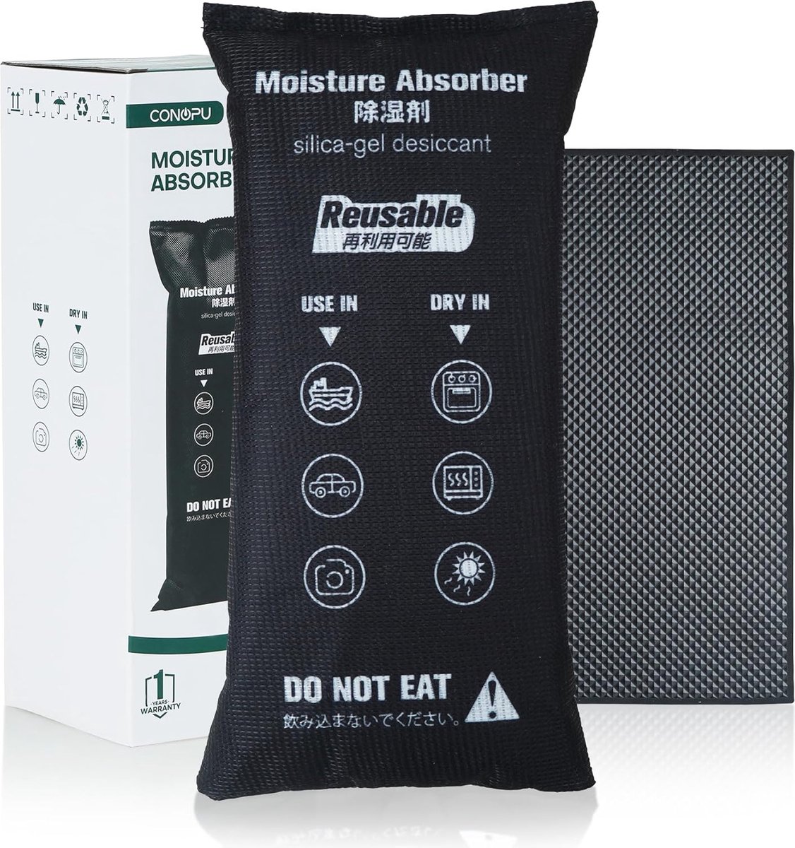 Herbruikbare Auto Luchtontvochtiger 1KG - Vochtabsorber voor Vorstbescherming en Anti-cond