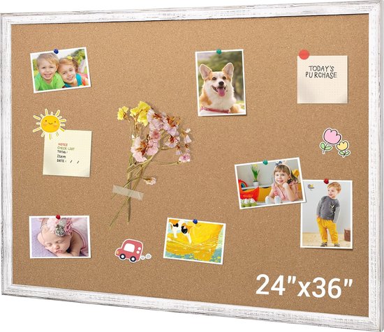 MAUL - prikbord kurk met houten frame - 30x40cm MAUL - prikbord kurk met houten frame - 30x40cm