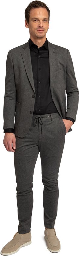 Convient - Costume Jersey Anthracite - Homme - Taille 48 - Coupe moderne