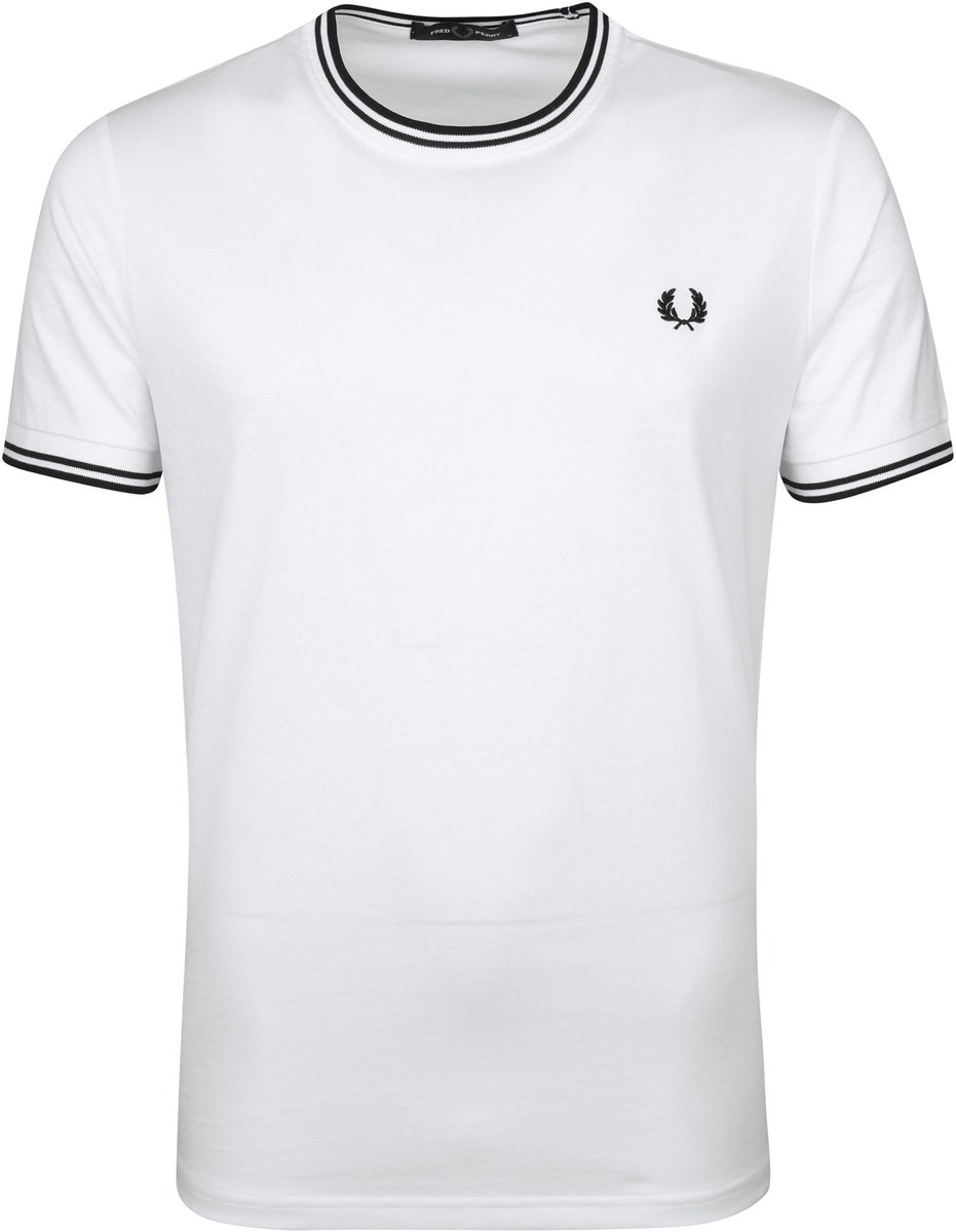 Fred Perry T-shirt 3XL Heren Casual T-shirts Wit