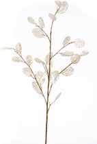 Emerald - Kunstbloem Judaspenning 105cm wit - Kunstplanten voor binnen