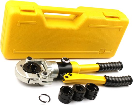 Professionele hydraulische perstang 8t met 4 persbekken - perstang set