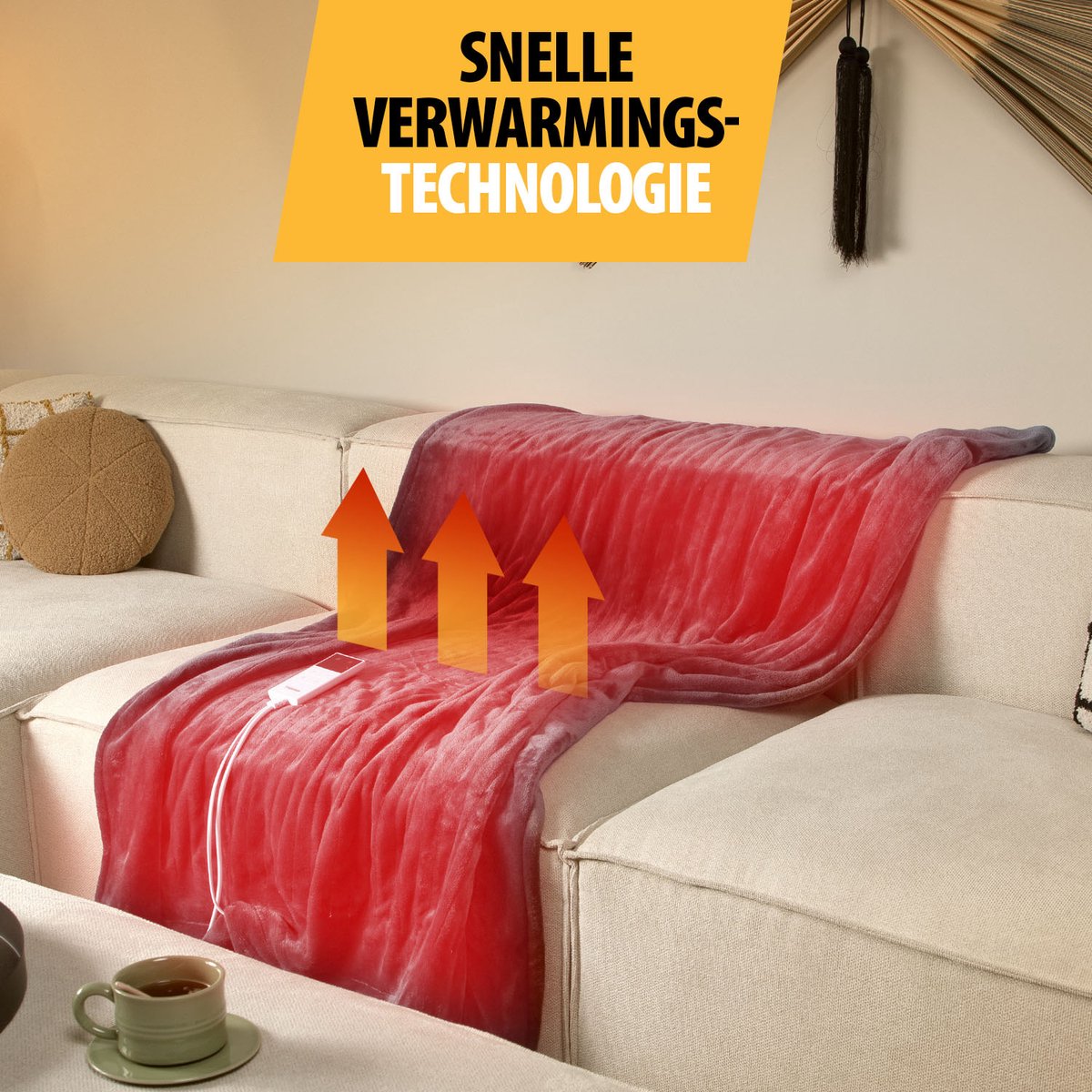 Tristar BW-4781 Elektrische Deken Grijs 80W 9 - afbeelding 2