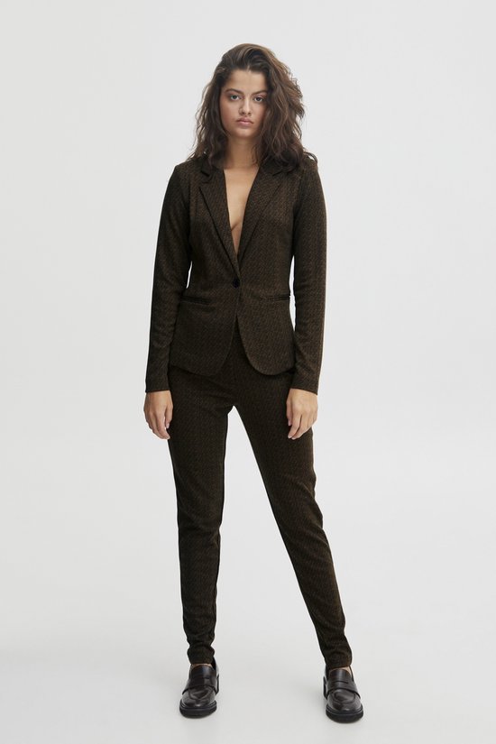 ICHI Ihkate Short BL Casual zakelijke blazer voor dames, 194008_zwart, M ICHI Ihkate Short BL Casual zakelijke blazer voor dames, 194008_zwart, M