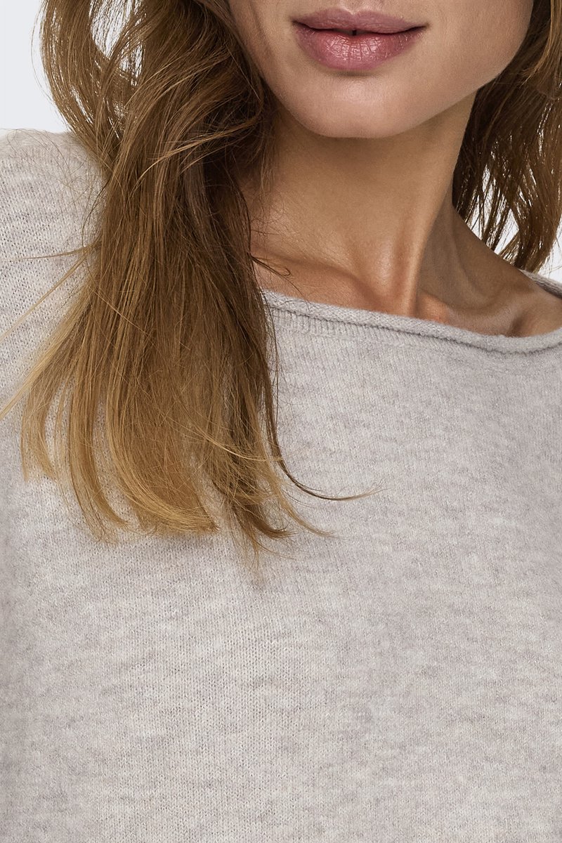 Jacqueline de Yong Trui Jdyrue Life L/s Boat Neck Pull Knt 15336780 Chateau Gray Dames Maat - XL — cadeau in Cadeau-ideeën - foto 7