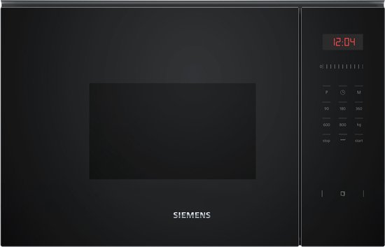 Siemens BE523LMB1 - iQ300 - Inbouwmagnetron - 38x59 cm - 20 l - Zwart - Eenvoudig te reinigen met hydrolyse