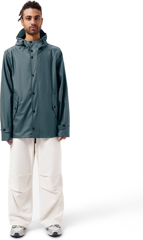 Regenjas - MAIUM Original Short Blue Grey - Maat