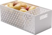 Goodivery ® Minimalistisch Ontworpen Witte Groentemand Voor Efficiënte Opslag in Keuken