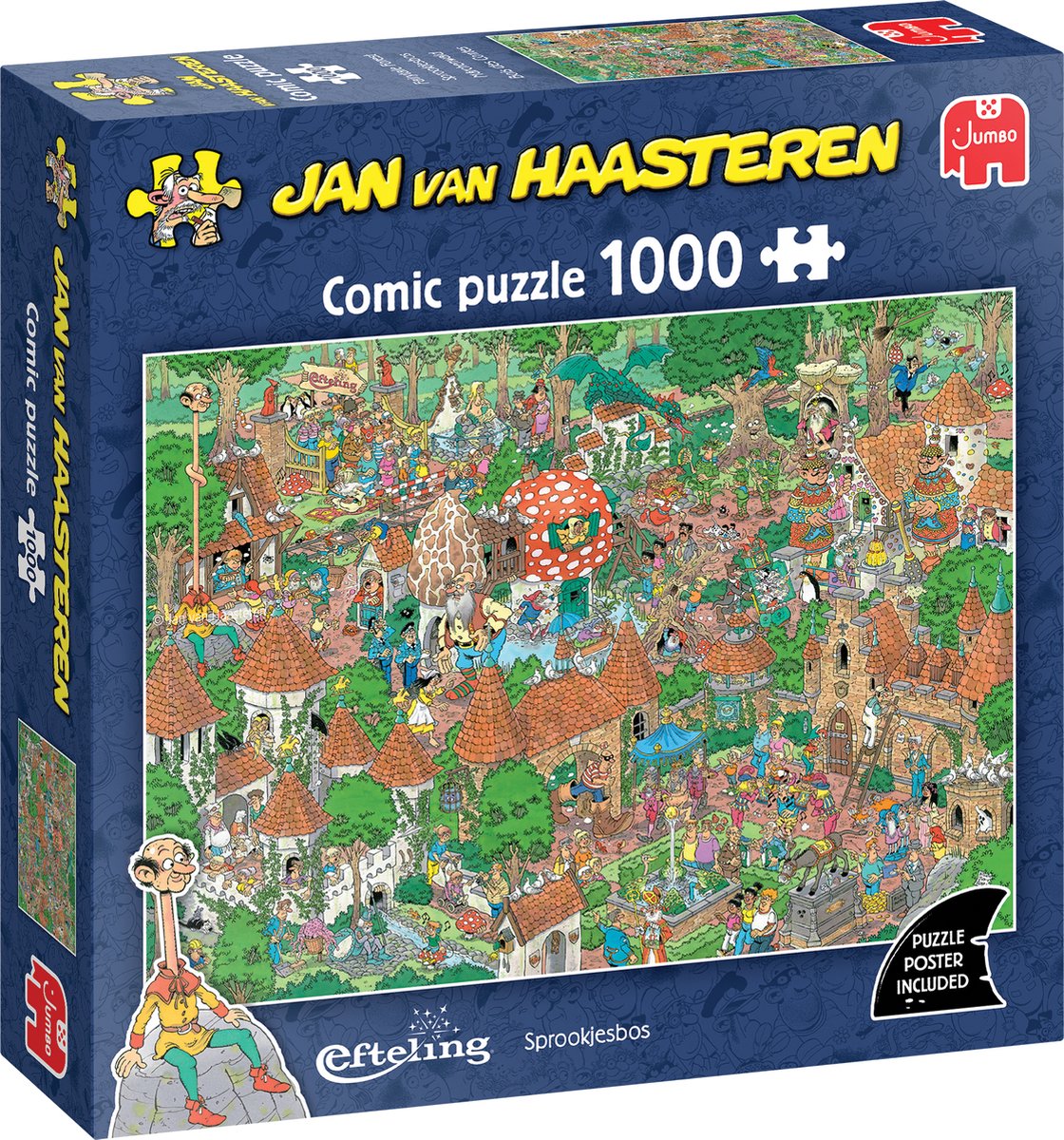 Jan van Haasteren Efteling Sprookjesbos puzzel - 1000 stukjes