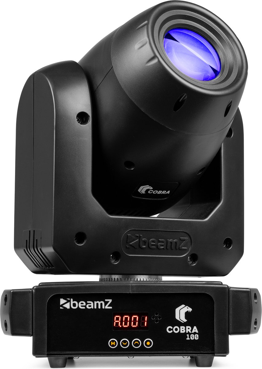 BeamZ Cobra100 spot moving head met prisma en gemotoriseerde focus - 100W