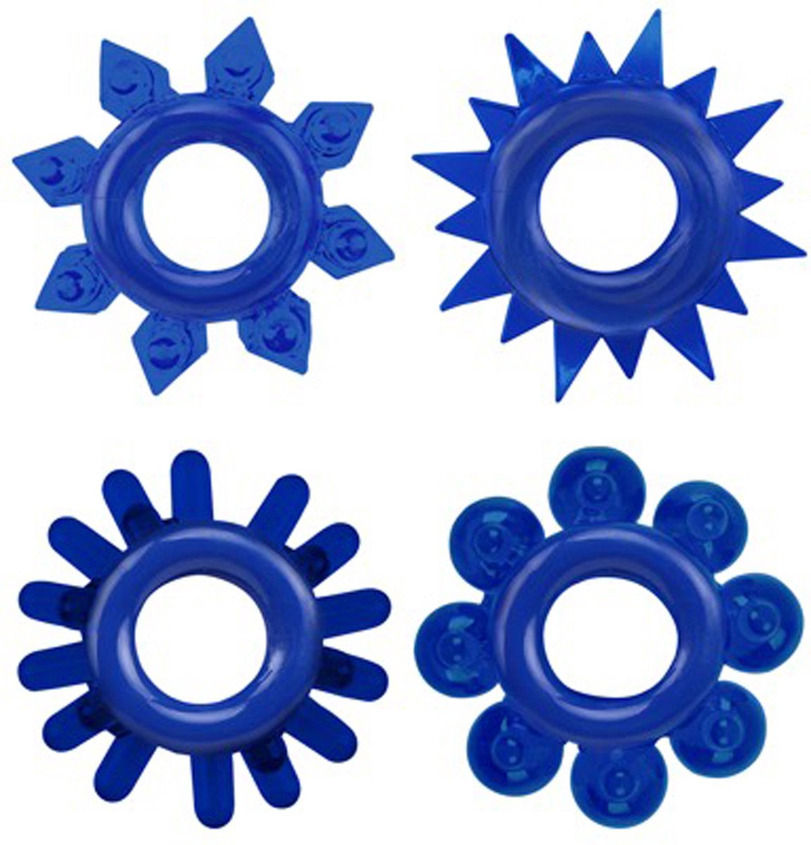 Goedkoopste CHISA - Cock Rings Set-blue